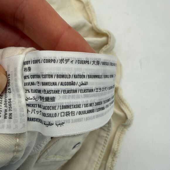 Hollister Beige Ruffle Mini Skirt Women’s Size S Pleated Hem Y2K/00's - Picture 5 of 5